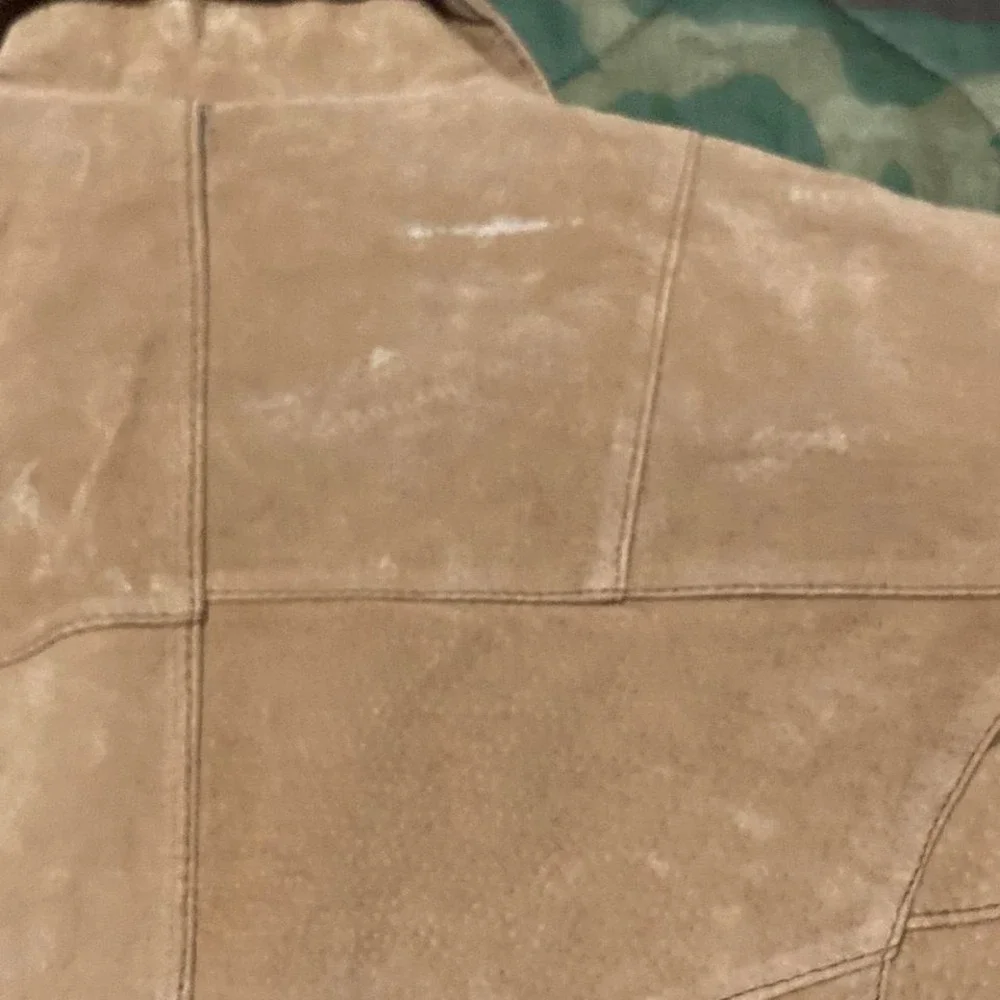 Vintage Jennyfer.J sueded leather blazer patchwork western‎